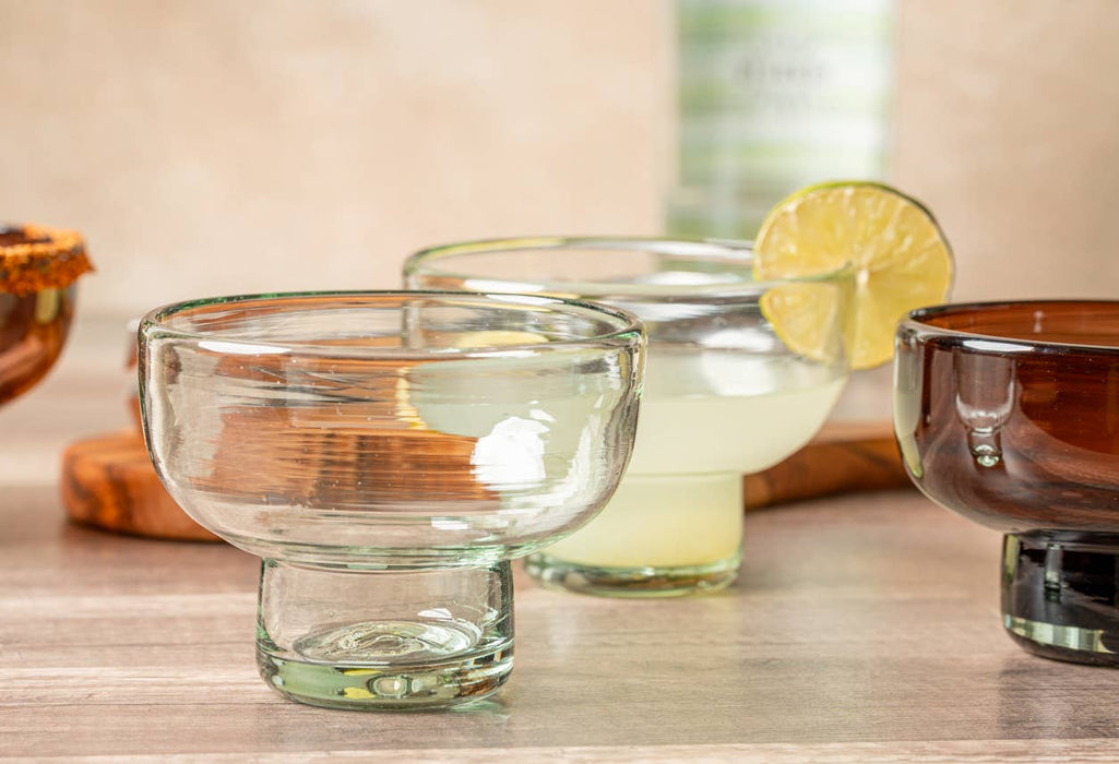 Handblown Margarita / Mezcal Tasting Glasses - Clear