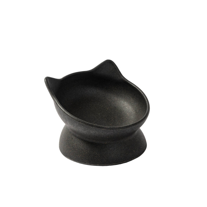 Archie Bamboo Tilt Cat Bowl
