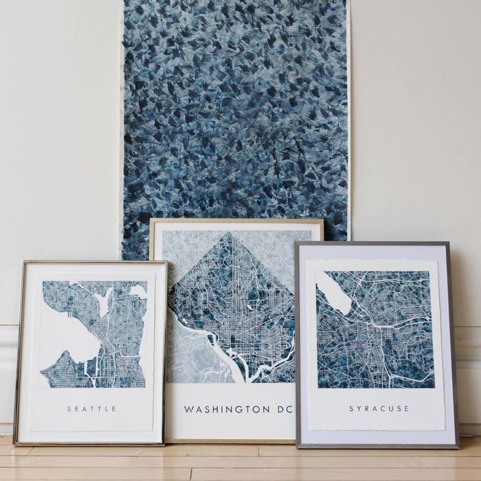 Oconomowoc Waves Map- 16x20