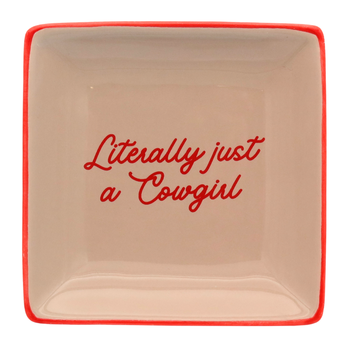 Square Trinket Tray Literally Just A Cowgirl