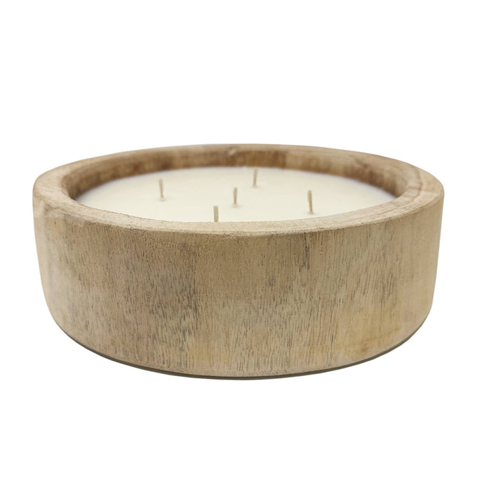 Paulownia Circular Wood Candle