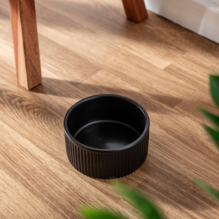 Ribbed Pet Bowl Collection