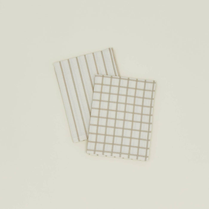ESSENTIAL YARN DYED DISH TOWEL- Set of 2