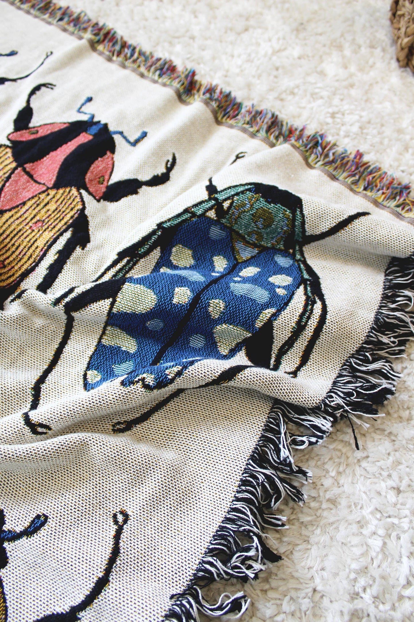 Calhoun & Co. - Beetle Party Tapestry Blanket