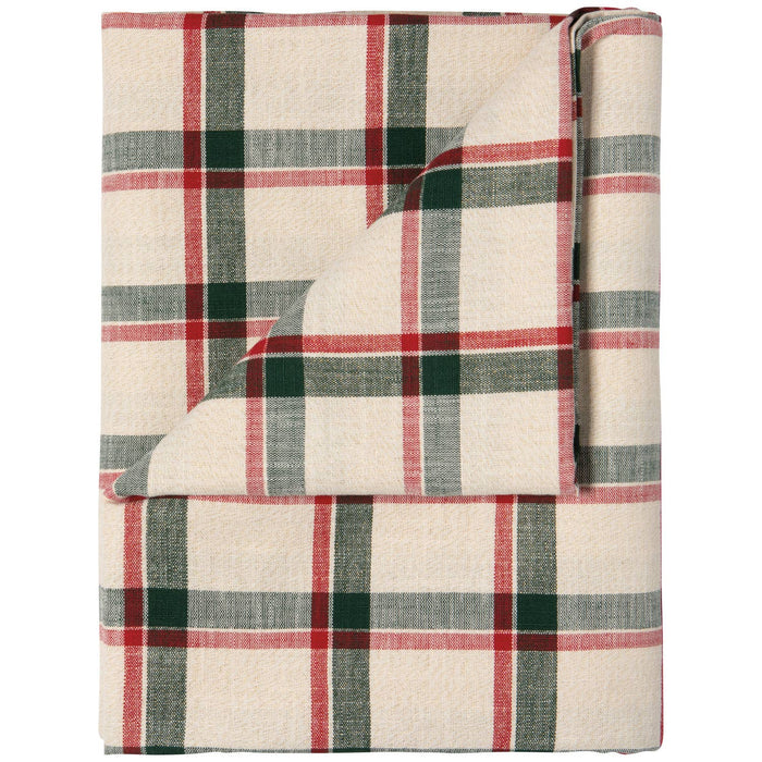 Noel Plaid Christmas Tablecloth 60x90