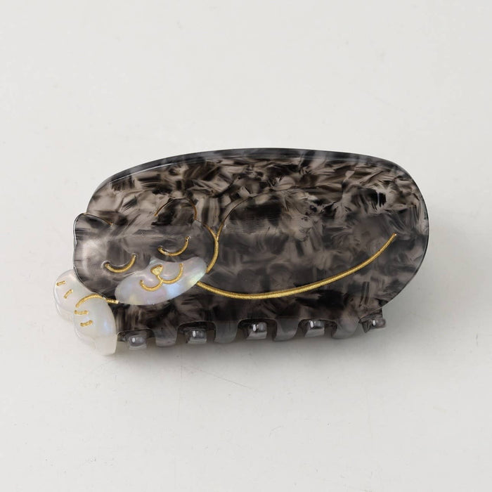 Cat Hair Claw Clip-Iridescent Dark Gray