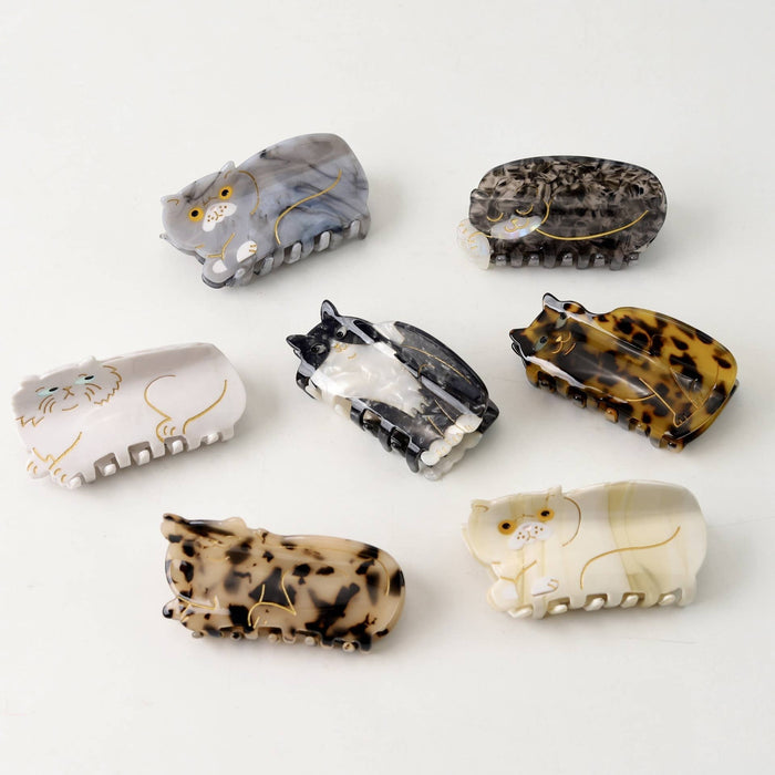 Cat Hair Claw Clip-Iridescent Dark Gray