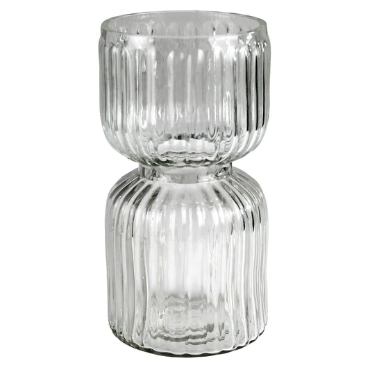 Ribbed Bulb Vase- Small