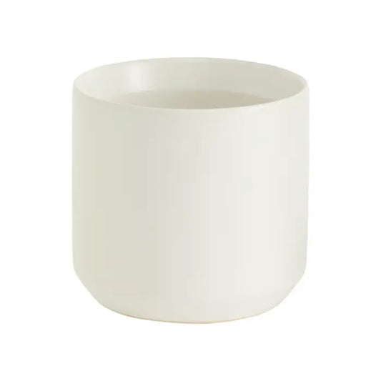 Kendall White Ceramic Pot