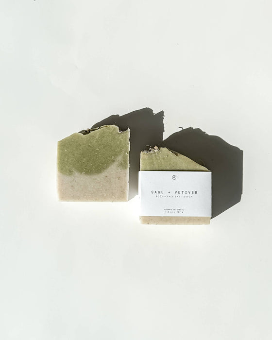 Sage + Vetiver Body + Face Bar