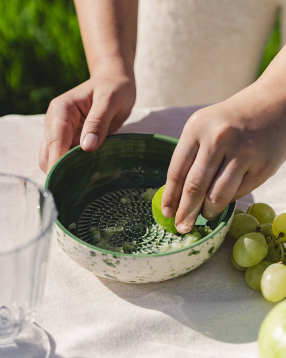 Jade Garlic Grater Bowl - Medium