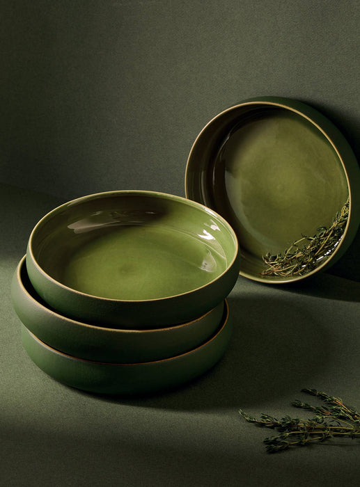 Handmade Stoneware Pasta/Salad Plate