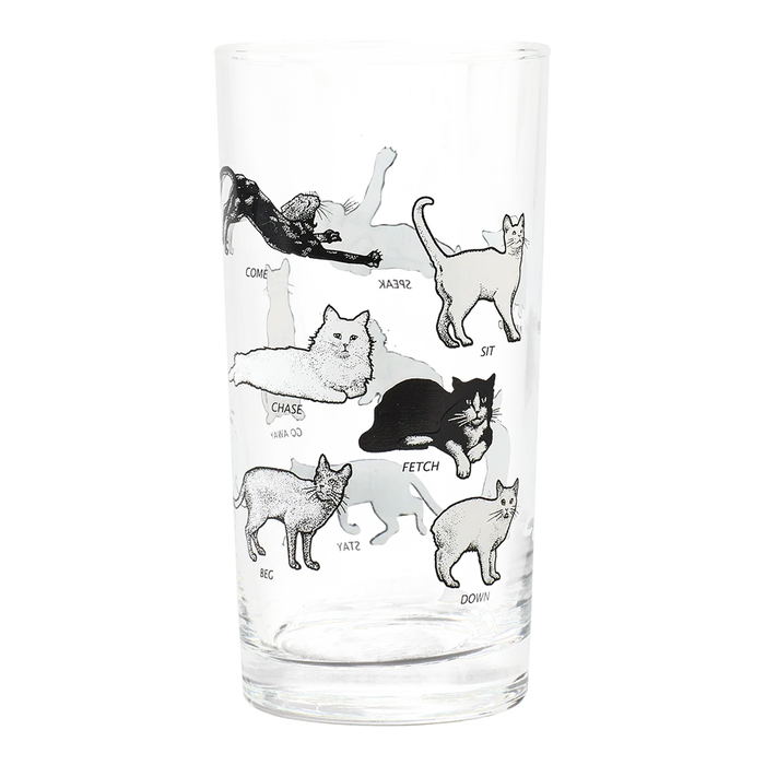 CAT TRICKS - HIGHBALL GLASS 12OZ