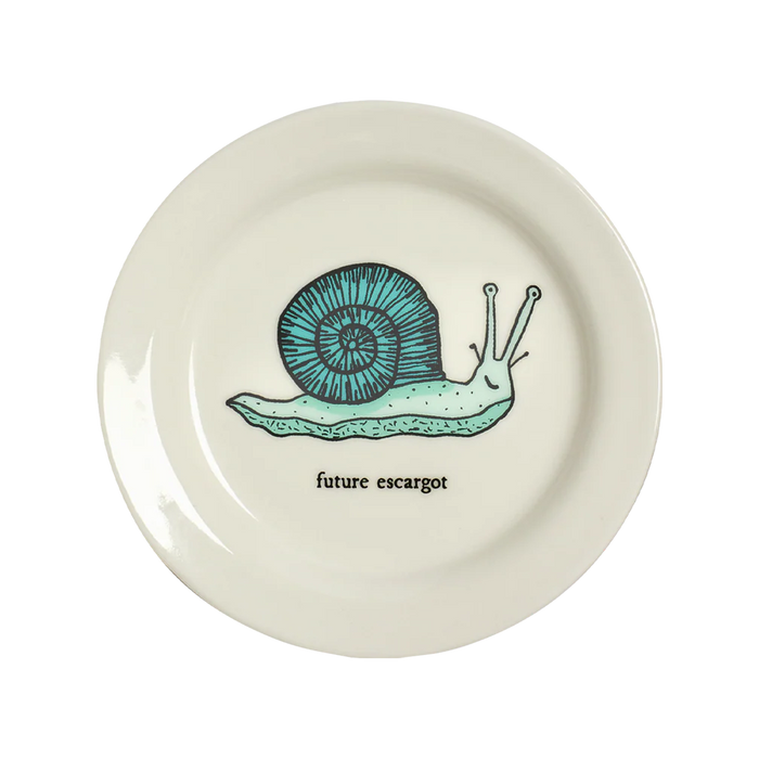 ESCARGOT PLATE- 4.25"