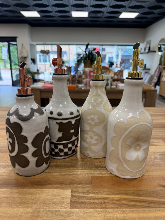 HSR Handmade Ceramic Oil Cruet Medium
