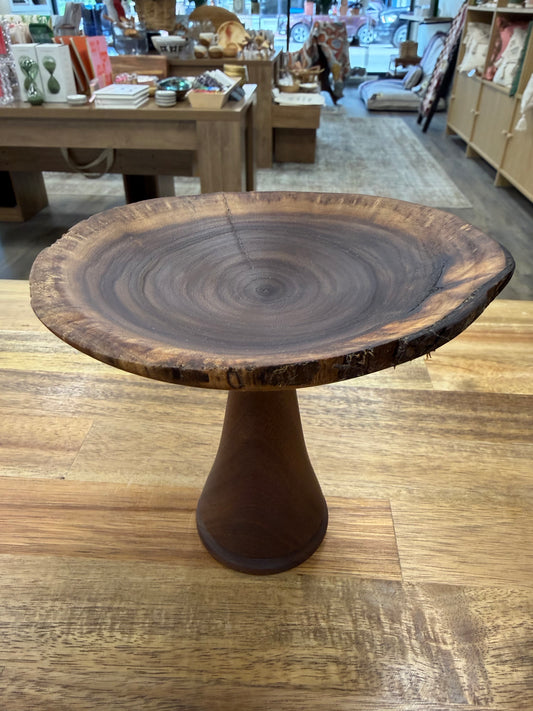 Oaknut Originals Walnut Pedestal Dish