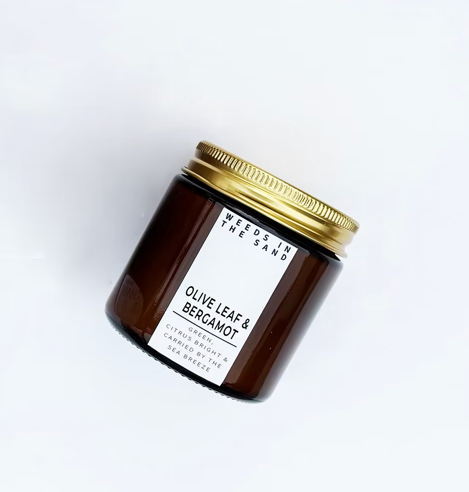OLIVE LEAF & BERGAMOT CANDLE 3OZ