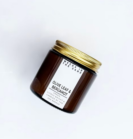 OLIVE LEAF & BERGAMOT CANDLE 3OZ