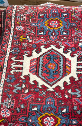 Vintage 1950 Rich Persian Karaja- 2x3