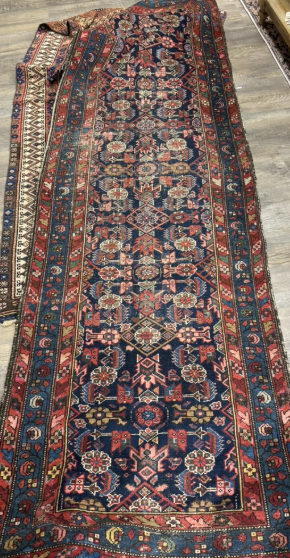 1930 Vintage Navy Herati Water-Garden