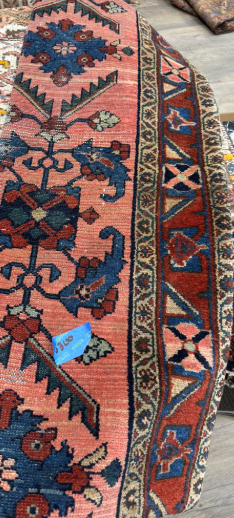 1930 Antique Lilihan Sarouk Lumbar Pillow