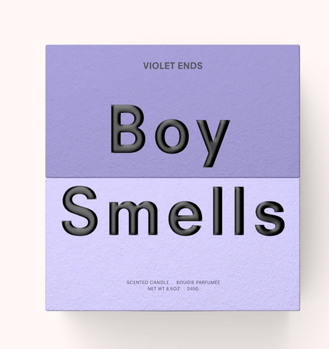 Boy Smells Violet Ends 8.5oz Candle