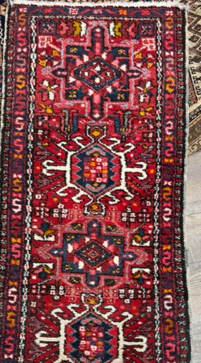 The Loom House Vintage Red Persian Karaja 1950's