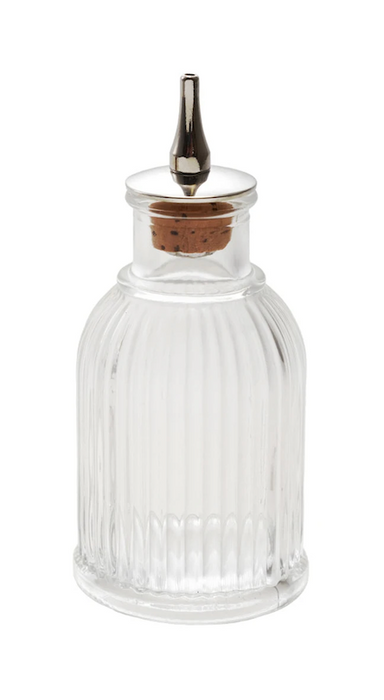 2 oz. Pressed Glass Bitters Bottle
