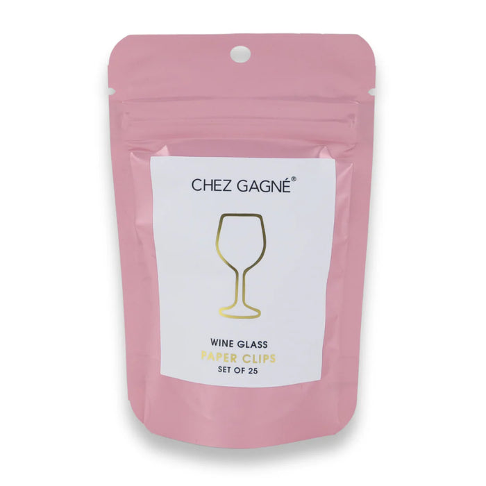 Paper Clip Pack - Wine Glass Pack of 25