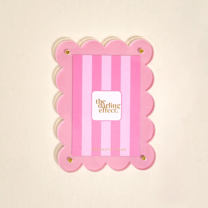 Mini Acrylic Picture Frame Magnet-Blush