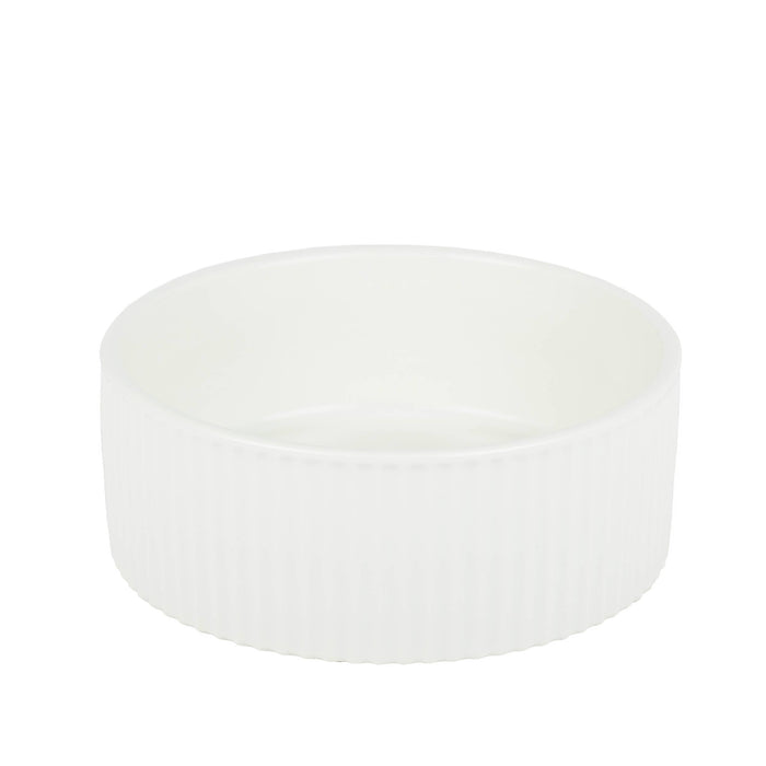 Ribbed Pet Bowl Collection