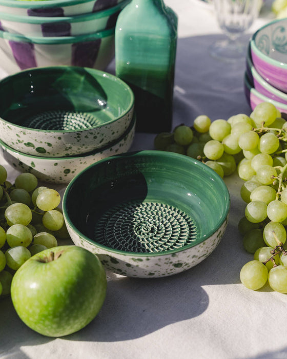 Jade Garlic Grater Bowl - Medium