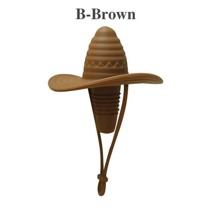 Cowboy Hat Wine Stopper: A Red