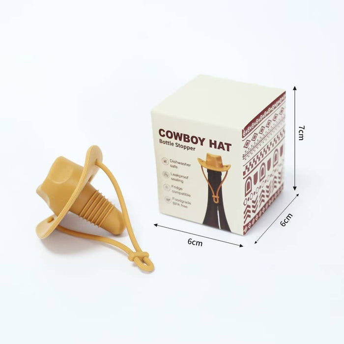 Cowboy Hat Wine Stopper: A Red