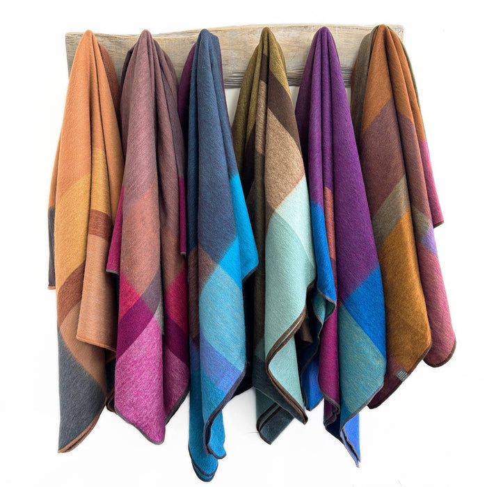 Alpaca Throw Blanket - Sunset