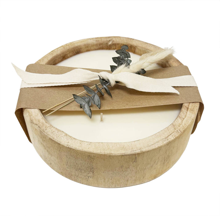 Paulownia Circular Wood Candle