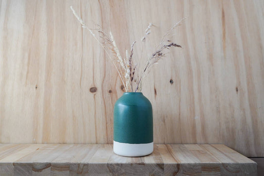 Shelby Page Ceramics - Medium Vase - Forest Teal