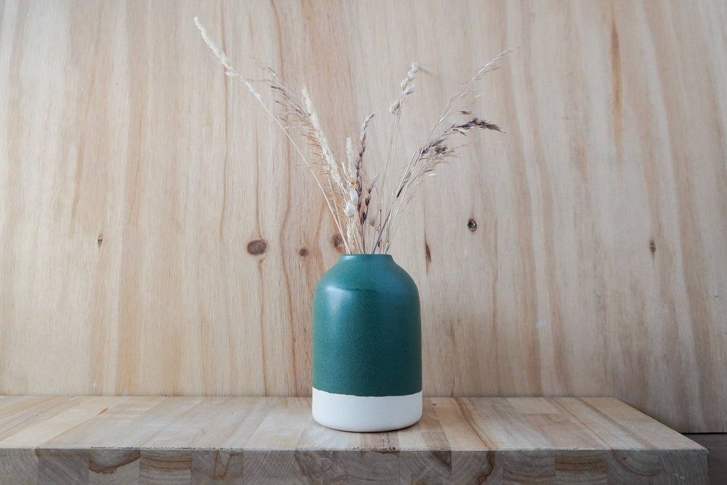 Shelby Page Ceramics - Medium Vase - Forest Teal