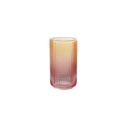 Ribbed Ombre Drinking Glass