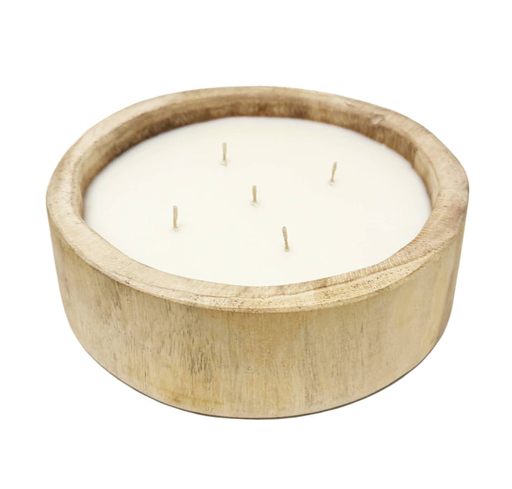 Paulownia Circular Wood Candle