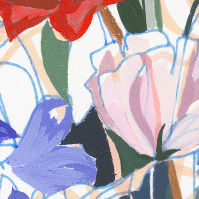 Diet Coke" Roses and Carnation Signed Archival Giclee Print:4x6