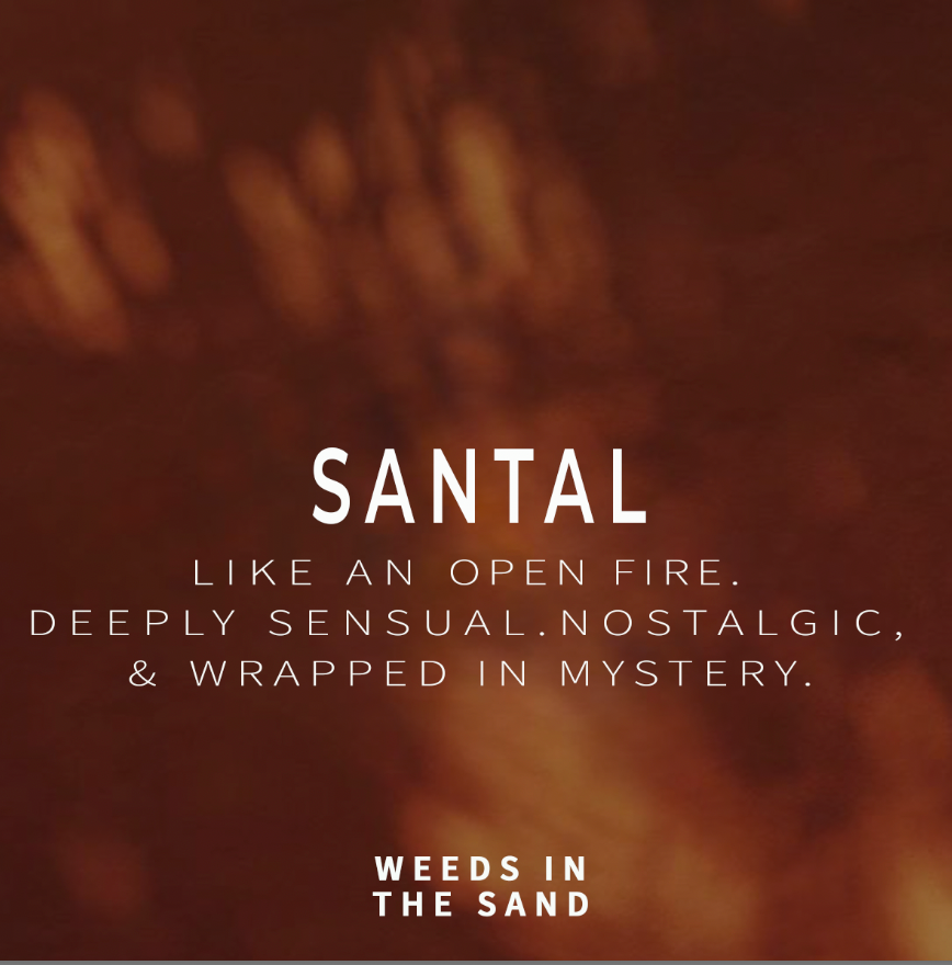 MINI SANTAL CANDLE 3OZ