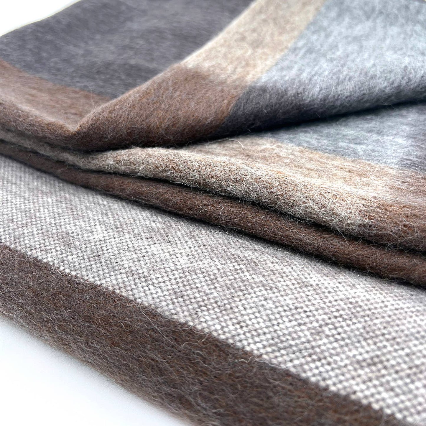 Alpaca Throw Blanket - Woodland