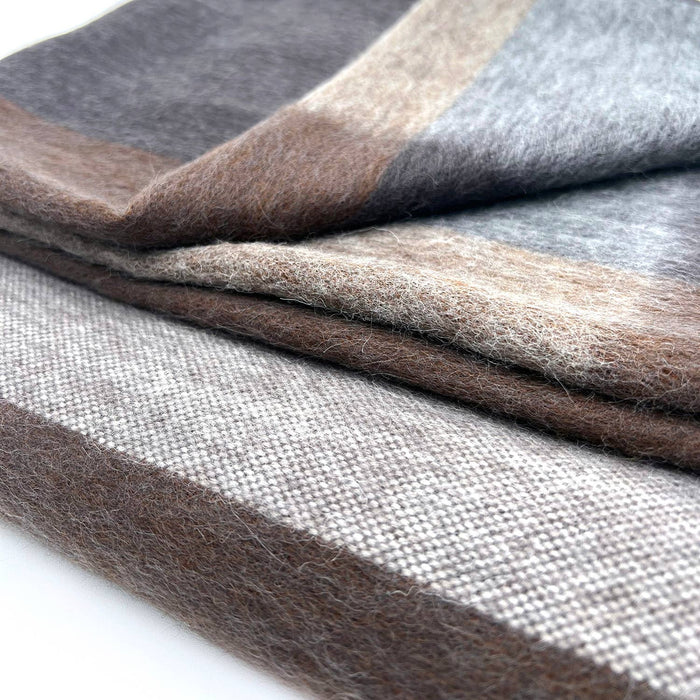 Alpaca Throw Blanket - Woodland