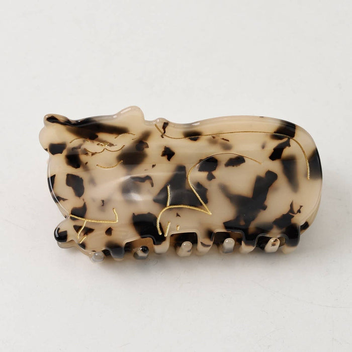 Cat Hair Claw Clip-Iridescent Dark Gray