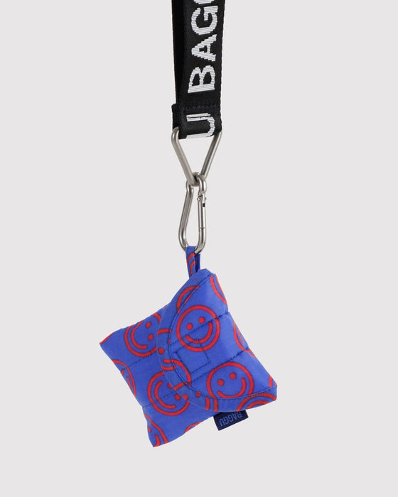 BAGGU Puffy Earbuds Case- Mini Cobalt Happy