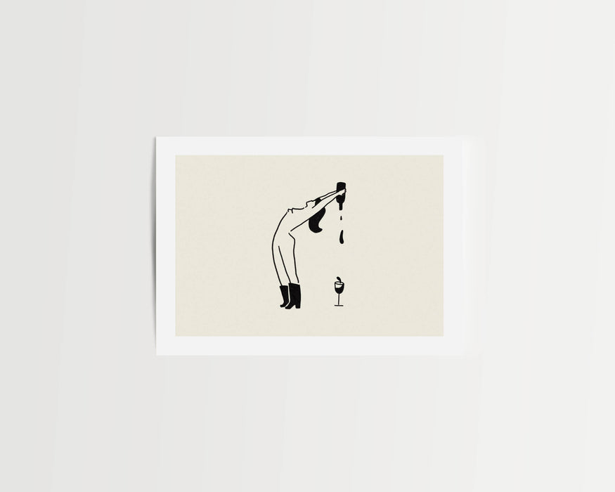 "Bottoms Up" Print- Small