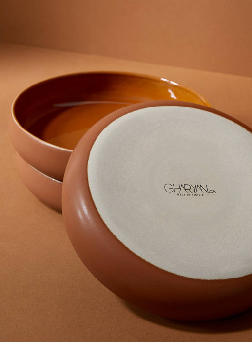 Handmade Stoneware Pasta/Salad Plate
