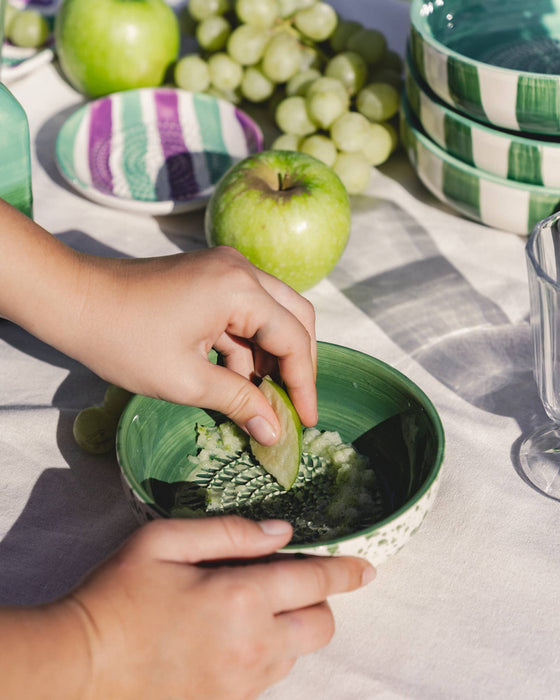 Jade Garlic Grater Bowl - Medium