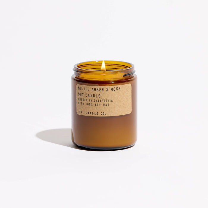 Amber & Moss Soy Candle